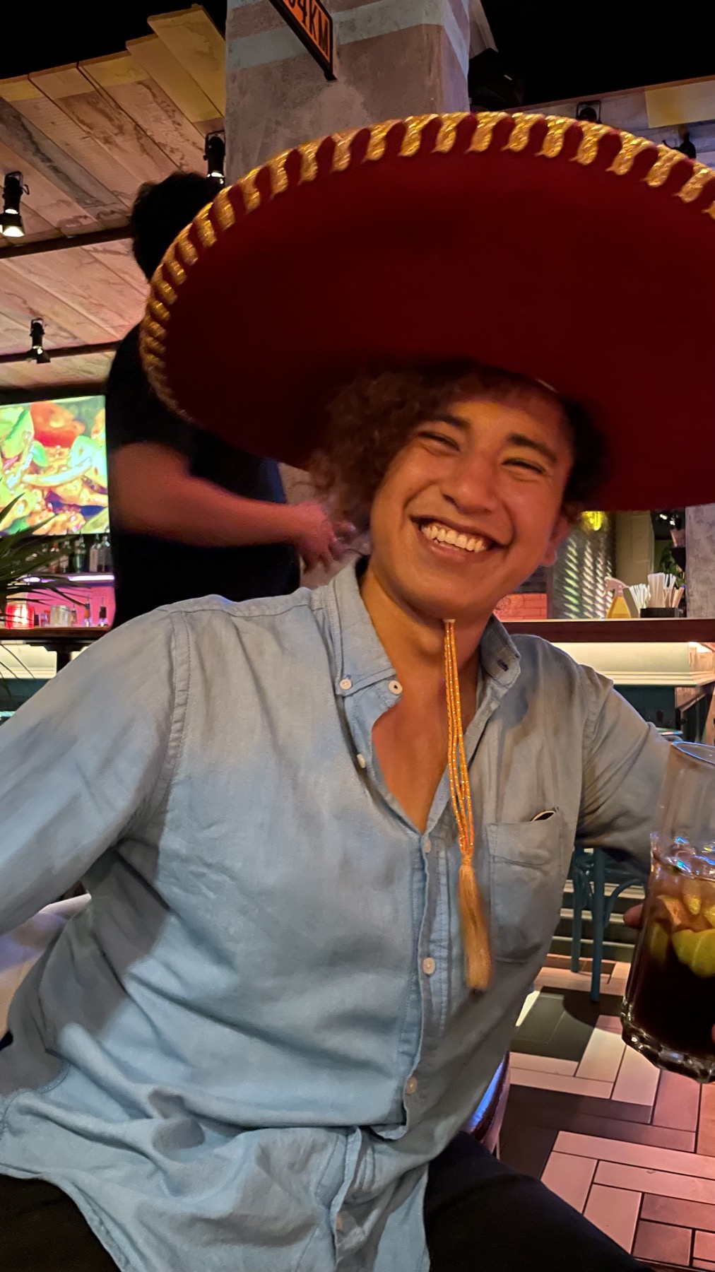 Osvaldo mit Sombrero
